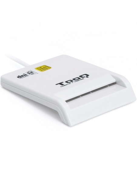 Lector de tarjetas dni tooq tqr - 210w usb 2.0 blanco