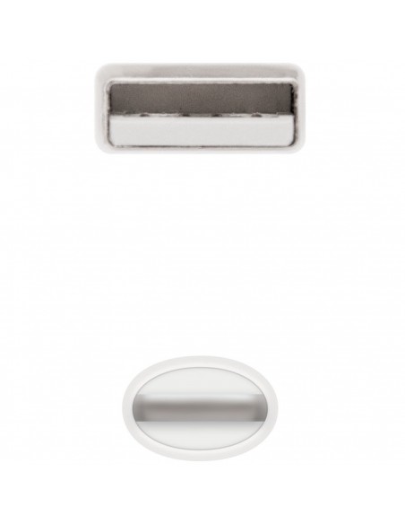 Cable nanocable usb 2.0 a iphone lightning - usb macho macho blanco 1m Cable nanocable usb 2.0 a iphone lightning - usb macho macho blanco 1m