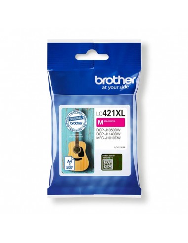 Cartucho tinta brother lc421xlm magenta 500 paginas