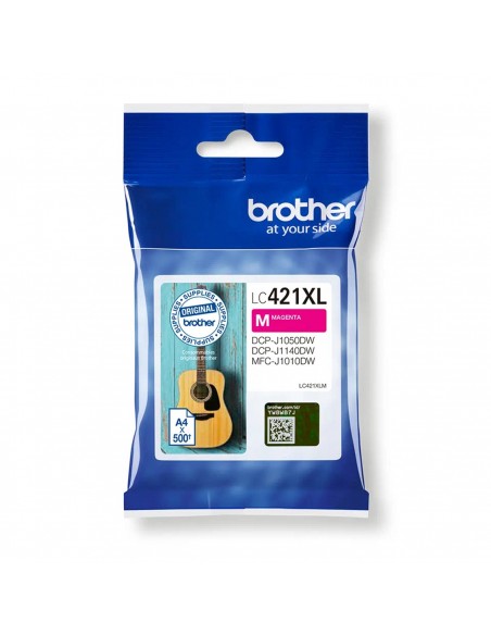 Cartucho tinta brother lc421xlm magenta 500 paginas