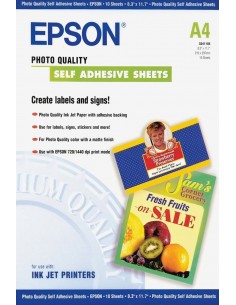 Papel epson autoadhesivo especial hq a4 - 10 hojas