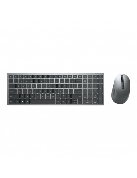 Kit teclado + mouse raton dell km7120w wireles inalambrico gris titanio