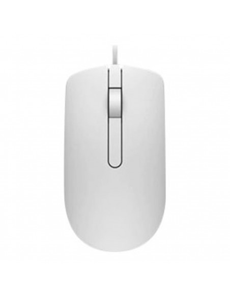 Mouse raton dell ms116 optico 2 botones 1000ppp usb blanco