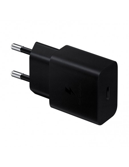 Cargador samsung ep - t1510 usb tipo c negro + cable usb tipo c 15w