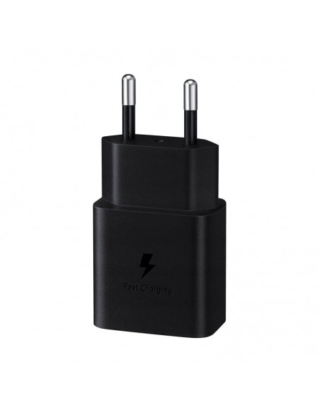 Cargador samsung ep - t1510 usb tipo c negro + cable usb tipo c 15w