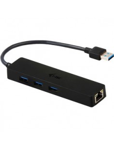 Hub i - tec usb 3.0 delgado con 3 puertos usb 3.0 y ethernet glan rj - 45