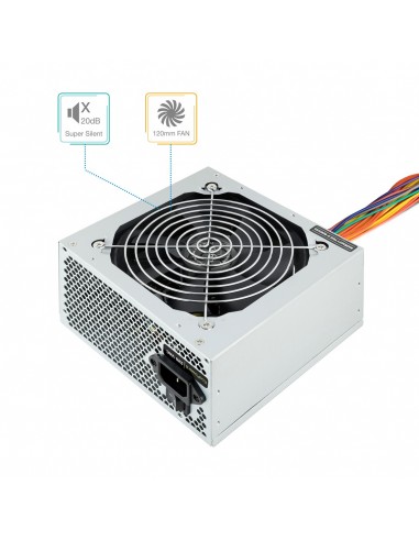 Fuente alimentacion tooq tqep - 500sse - o atx 500w
