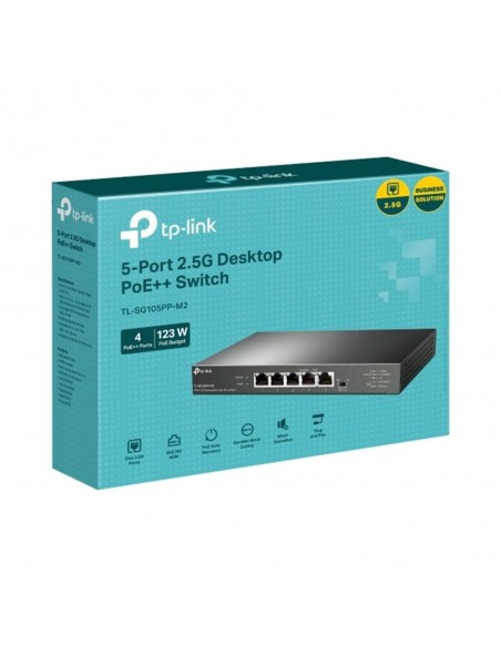 Switch tp - link tl - sg105pp - m2 5 puertos Switch tp - link tl - sg105pp - m2 5 puertos