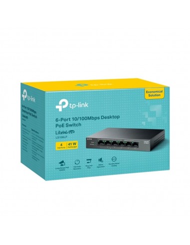 Switch tp - link ls106lp 6 puertos