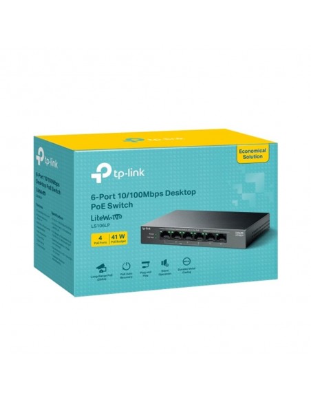Switch tp - link ls106lp 6 puertos Switch tp - link ls106lp 6 puertos