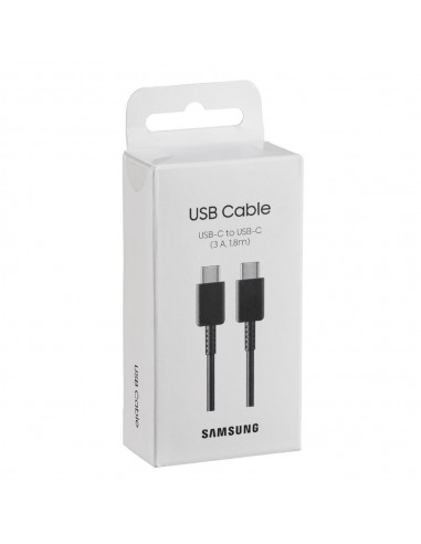 Cable samsung original ep - dx310jbegeu usb tipo c - usb tipo c negro 1.8m