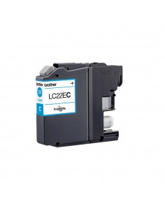 Cartucho tinta brother lc22ec cian
