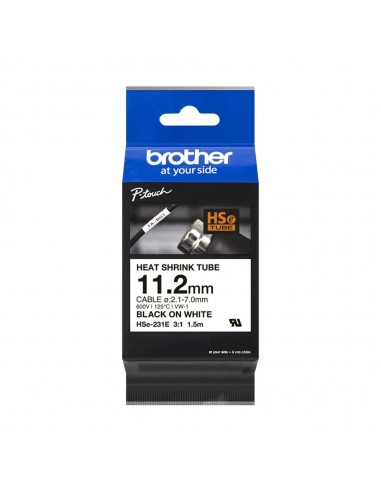 Cinta tubo brother hse231e para cables