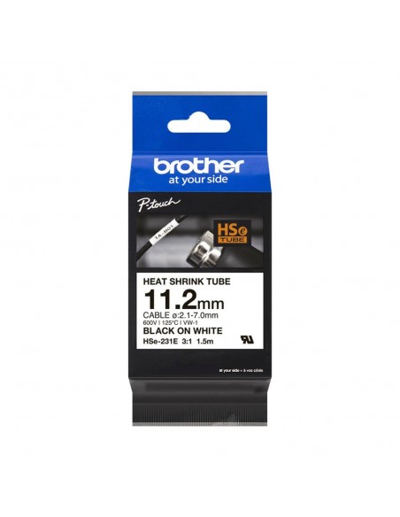 Cinta tubo brother hse231e para cables