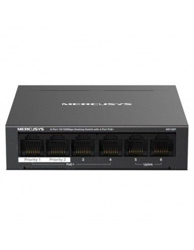 Switch mercusys ms106p 6 puertos