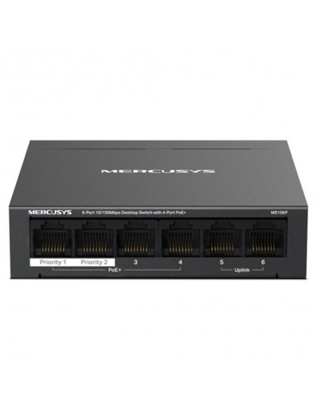 Switch mercusys ms106p 6 puertos