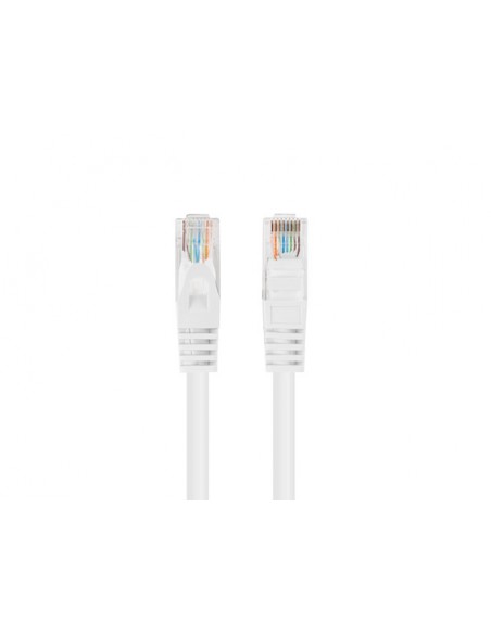 Cable red lanberg latiguillo cat.6 u - utp 0.25m blanco fluke passed 10 unidades Cable red lanberg latiguillo cat.6 u - utp 0.25m blanco fluke passed 10 unidades