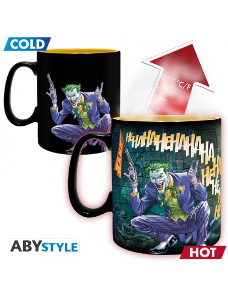 Taza termocolora dc comics batman y joker 460 ml