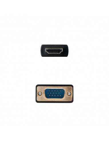 Cable conversor hdmi a vga nanocable 1.8 m - negro