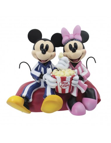 Figura enesco disney mickey y minnie hora de pijama
