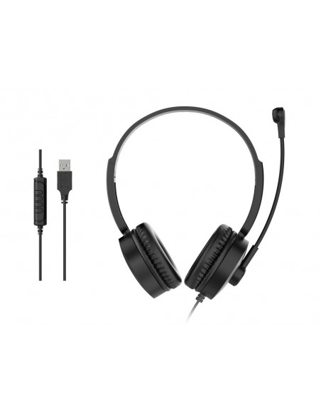 Auriculares usb equip 245301 negro Auriculares usb equip 245301 negro