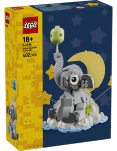 Lego bebé elefante en el cielo