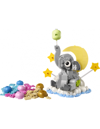 Lego bebé elefante en el cielo