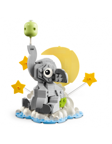 Lego bebé elefante en el cielo
