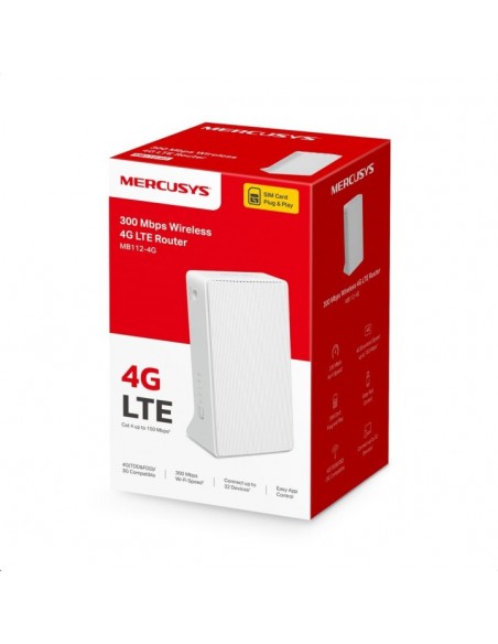 Router wifi mercusys mb112 - 4g 2 puertos - 300mbps 4g Router wifi mercusys mb112 - 4g 2 puertos - 300mbps 4g