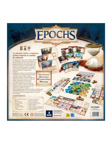 Juego de mesa epochs: el camino de las culturas