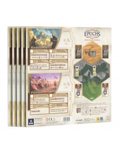 Juego de mesa epochs expansión: oriente medio y latinoamérica