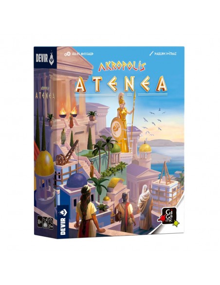 Juego de mesa akropolis expansión atenea