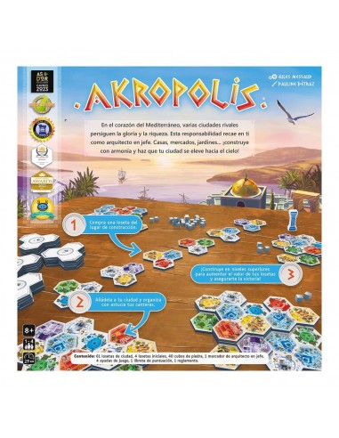Juego de mesa akropolis
