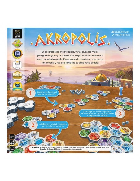 Juego de mesa akropolis Juego de mesa akropolis