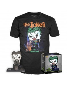 Funko pop dc comics dc jim lee joker + camiseta talla s