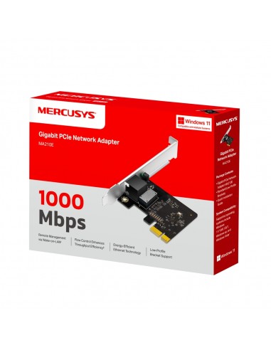 Tarjeta de red mercusys ma210e 1x rj45 pci express