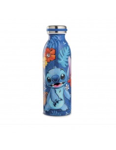 Botella de agua enesco stitch azul 500 ml