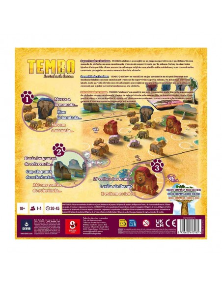 Juego de mesa tembo