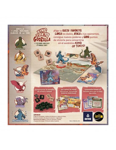 Juego de mesa king of tokyo godzilla