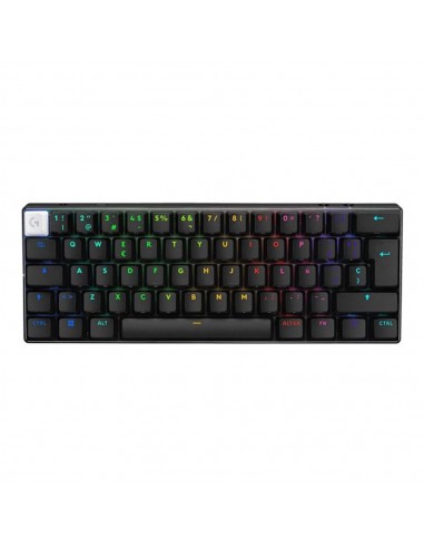 Teclado gaming logitech pro x 60 inalambrico negro