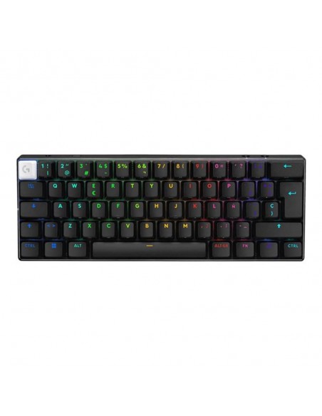 Teclado gaming logitech pro x 60 inalambrico negro