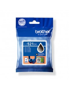 Cartucho de tinta brother negralc521bk 500 paginas