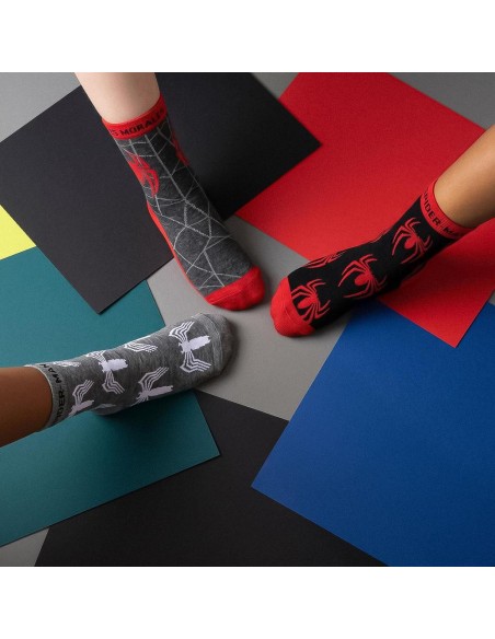 Pack calcetines 3 piezas spiderman