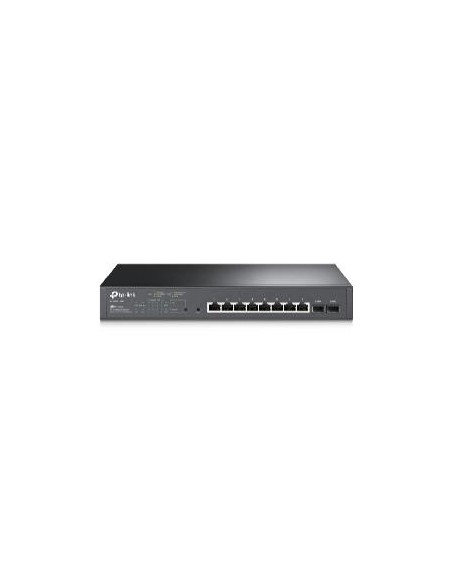 Switch 8 puertos 10 - 100 - 1000 poe 150w +2 sfp gestion l2+ tp - link