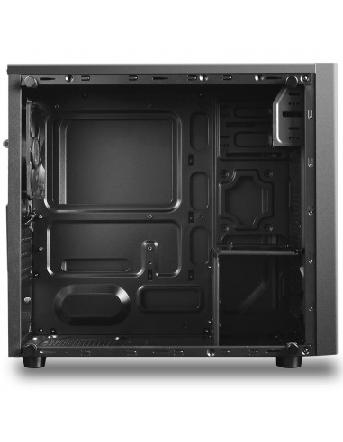 Caja ordenador gaming deepcool 30 micro atx - cristal templado - usb - negro