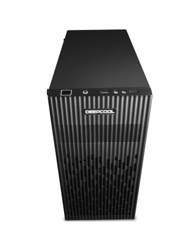 Caja ordenador gaming deepcool 30 micro atx - cristal templado - usb - negro