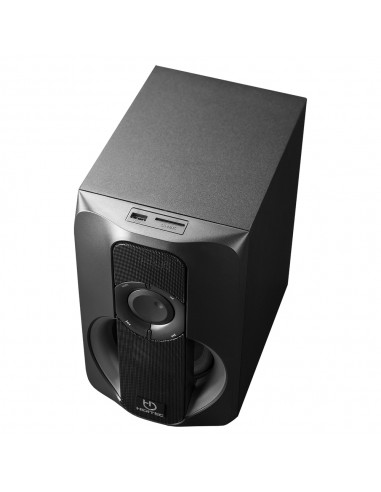 Altavoces hiditec 2.1 multimedia h400 dark edition 80w bluetooth usb sd radio