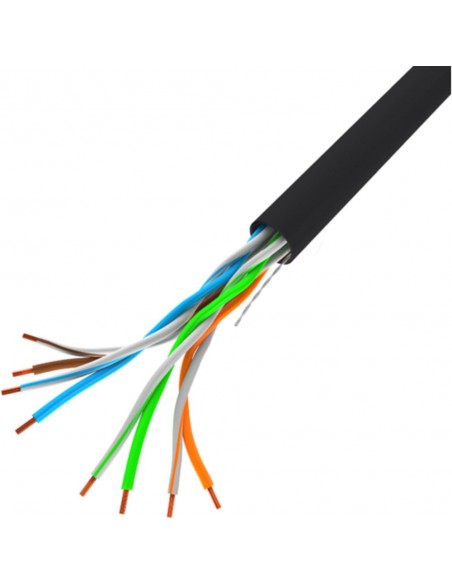 Bobina 100mb - s lanberg utp 305m solid cca negro Bobina 100mb - s lanberg utp 305m solid cca negro