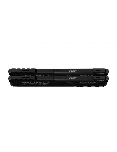 Memoria ram ddr4 32gb 2x16gb kingston - 3200mhz - pc4 - 25600 - fury beast - negro - 1.2v
