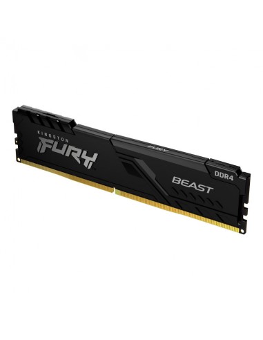 Memoria ram ddr4 32gb 2x16gb kingston - 3200mhz - pc4 - 25600 - fury beast - negro - 1.2v